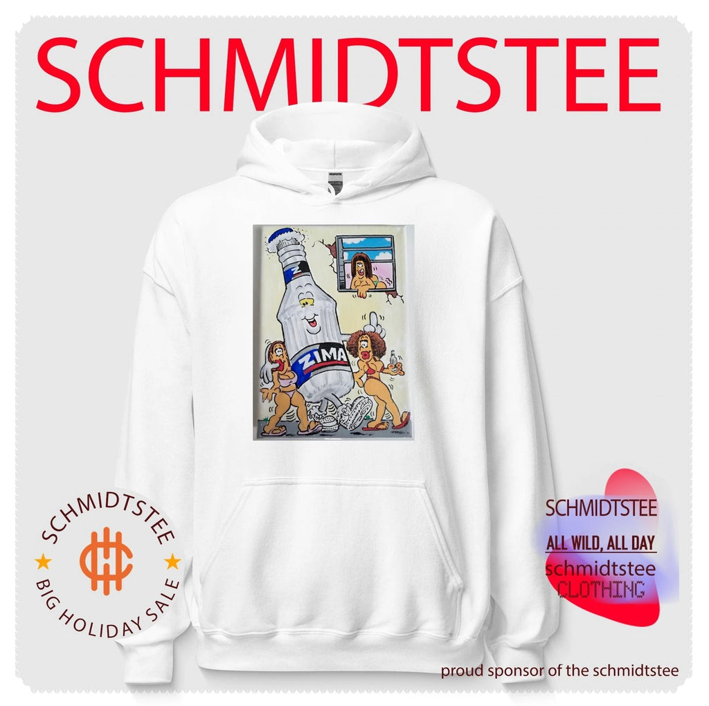 Zima Bottle Cartoon with Women 90s alcohol shirt Unisex