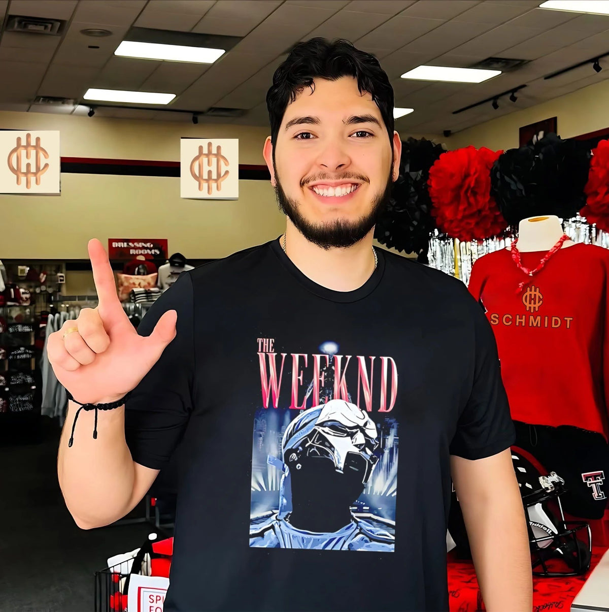 The Weeknd metal mask graphic shirt Unisex