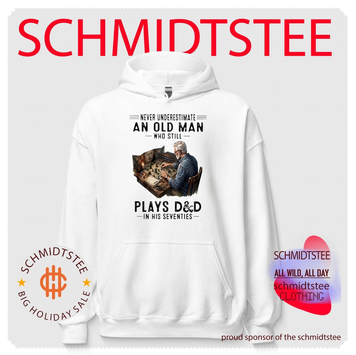 Never Underestimate An Old Man Who Still Play Dd In His Seventies Shirt Unisex
