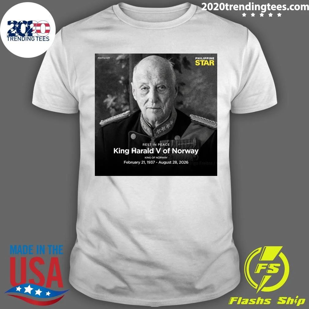 Rest In Peace King Harald V Of Norway King Of Norway February 1937 – August 2026 Shirt