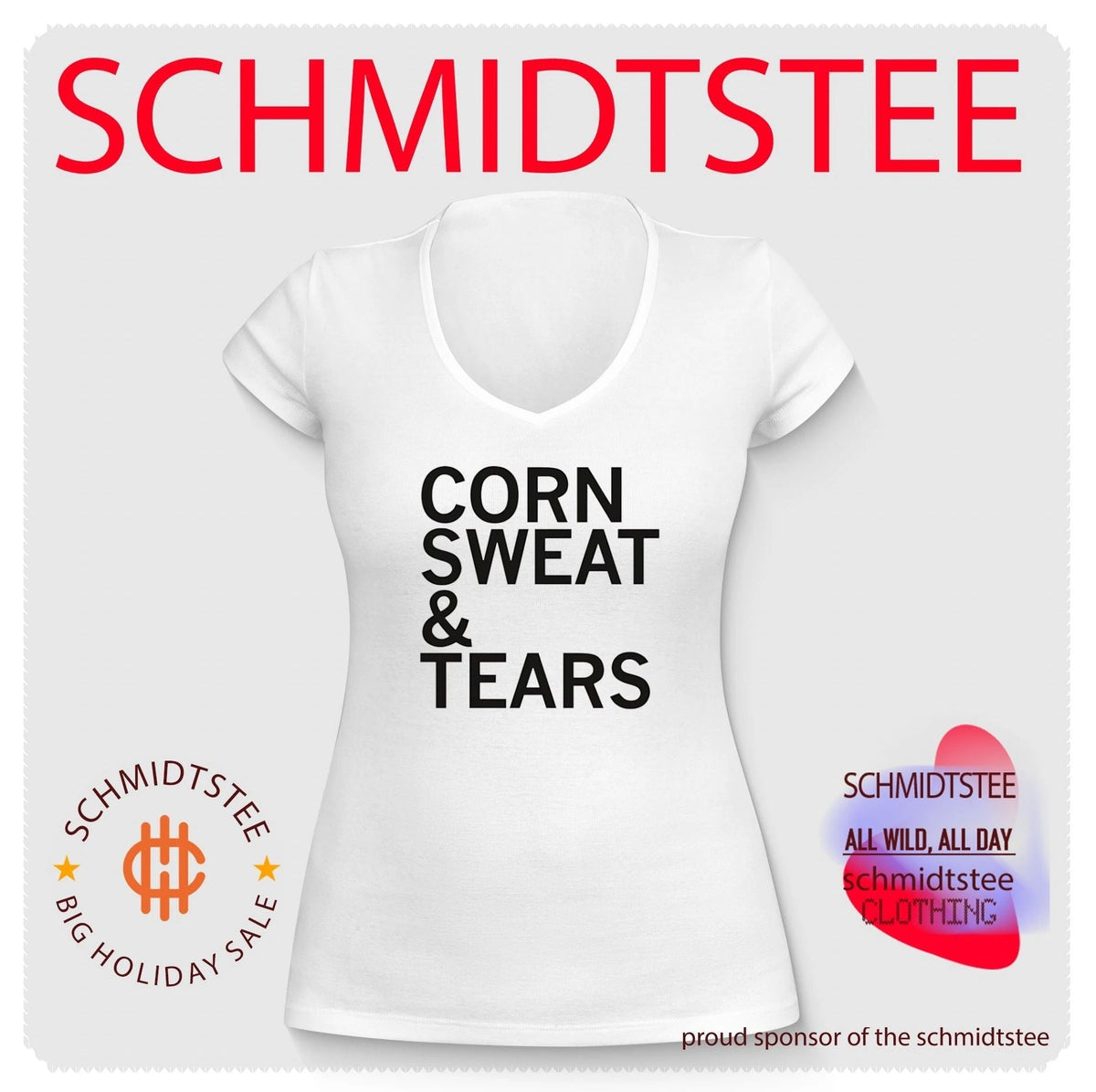 The Midwest Was Built With Corn Sweat & Tears shirt Unisex