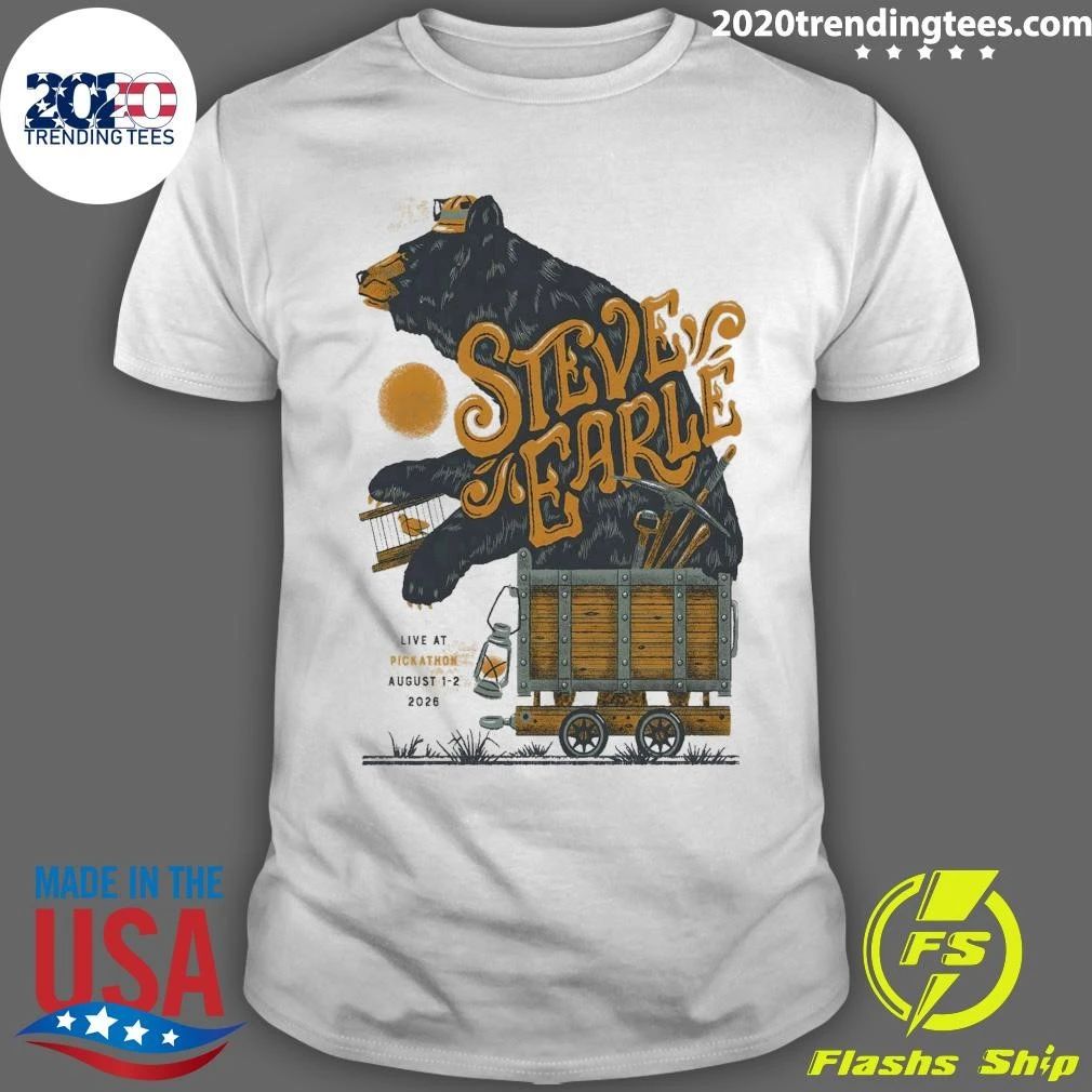 Steve Earle Pickathon August 1 & 2, 2026 Happy Valley, Oregon Shirt