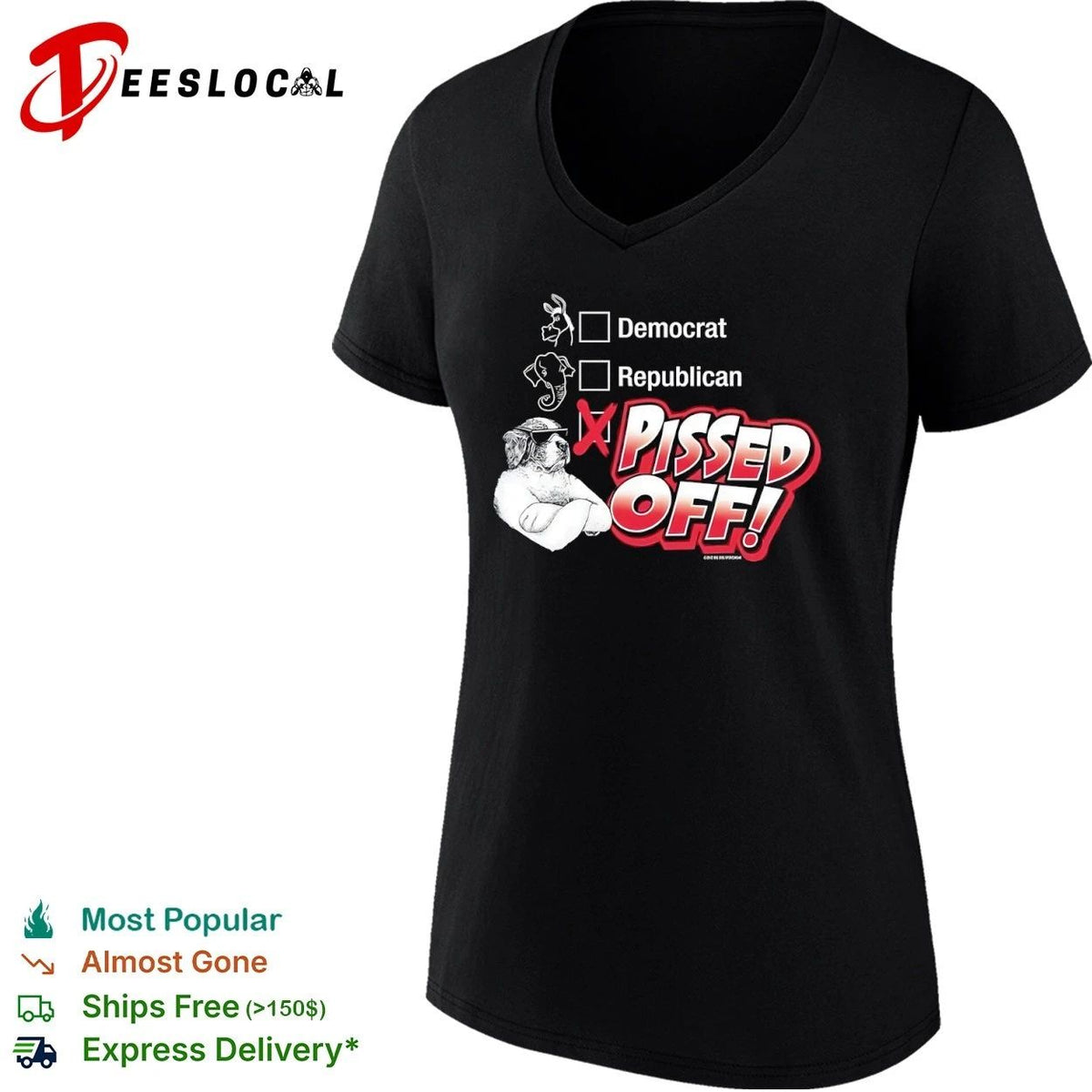 Democrat Republican Pissed Off politics Unisex