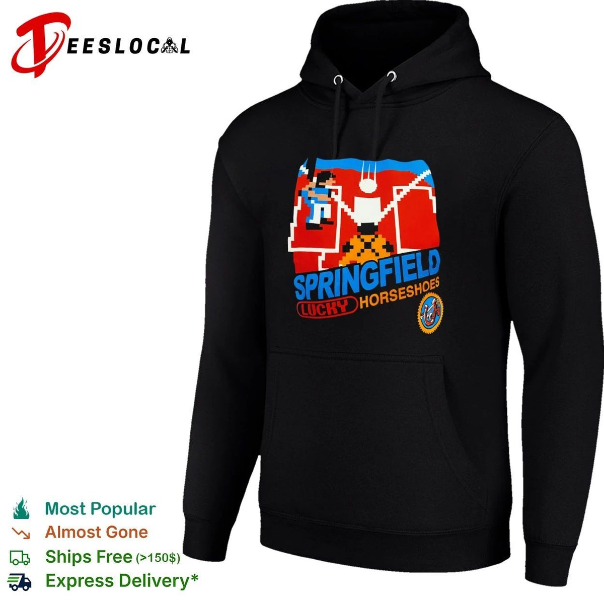 Springfield Lucky Horseshoes The Simpsons Unisex