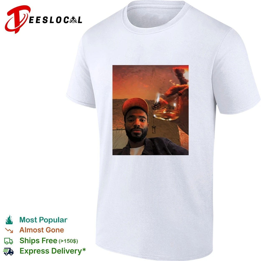 Mikal Bridges Phoenix Suns Cigar and Whiskey Glass Unisex