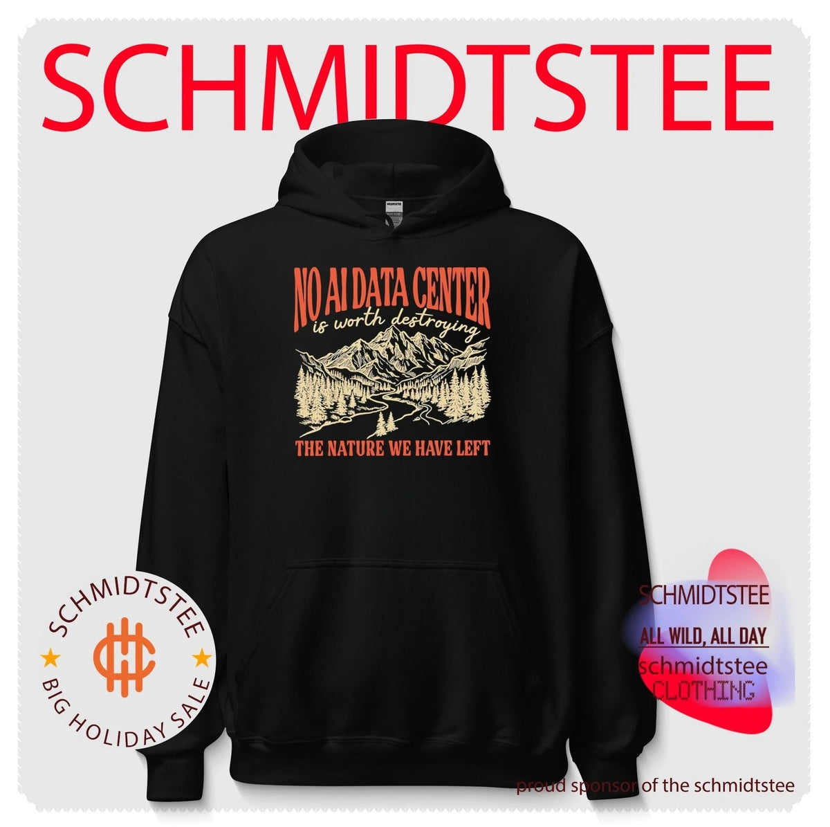 No AI data center is worth destroying the nature we have left shirt Unisex