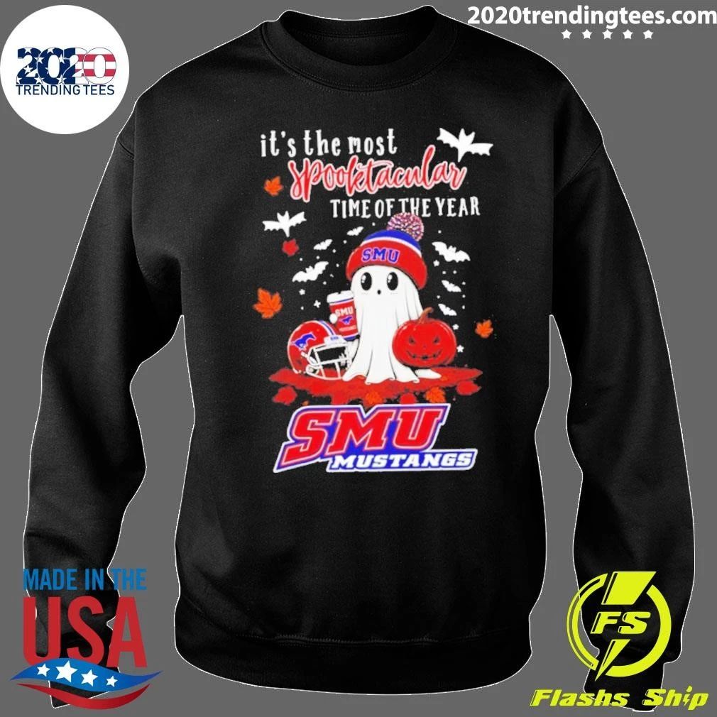 Ghost Halloween 2026 SMU Mustangs It’s The Most Spooktacular Time Of The Year Shirt