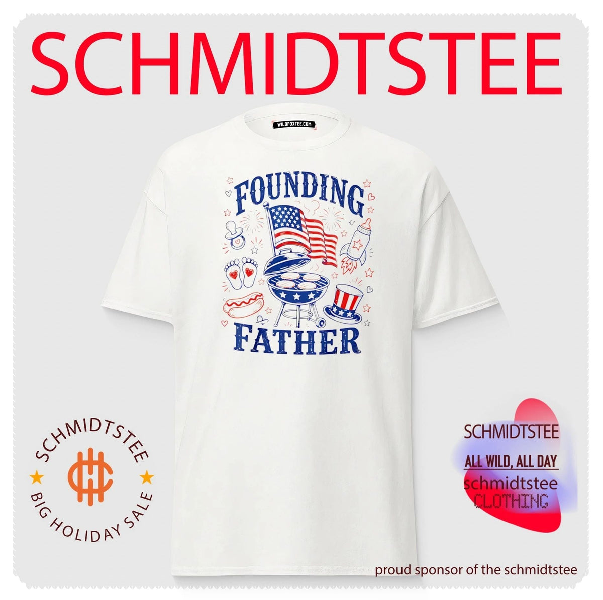 Founding Father 4th Of July 1776 2026 shirt Unisex