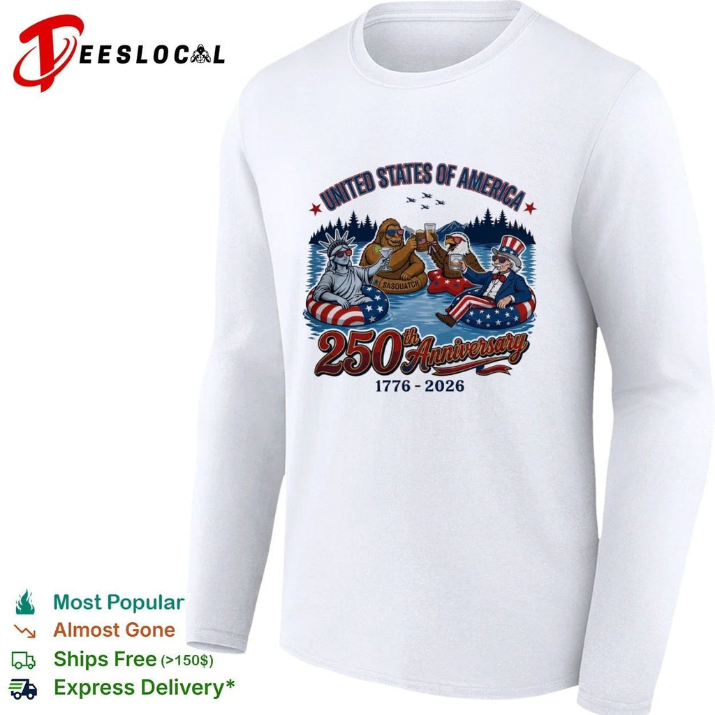 United States of America Fun 250th Anniversary 1776-2026 Unisex