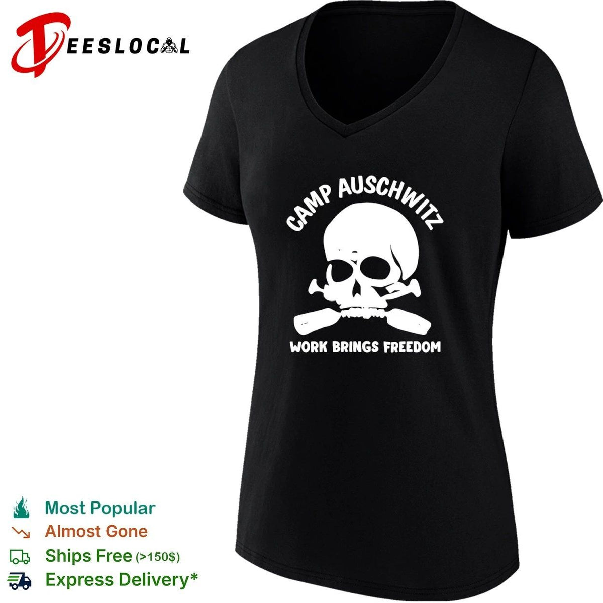 Camp Auschwitz Work Brings Freedom History Unisex