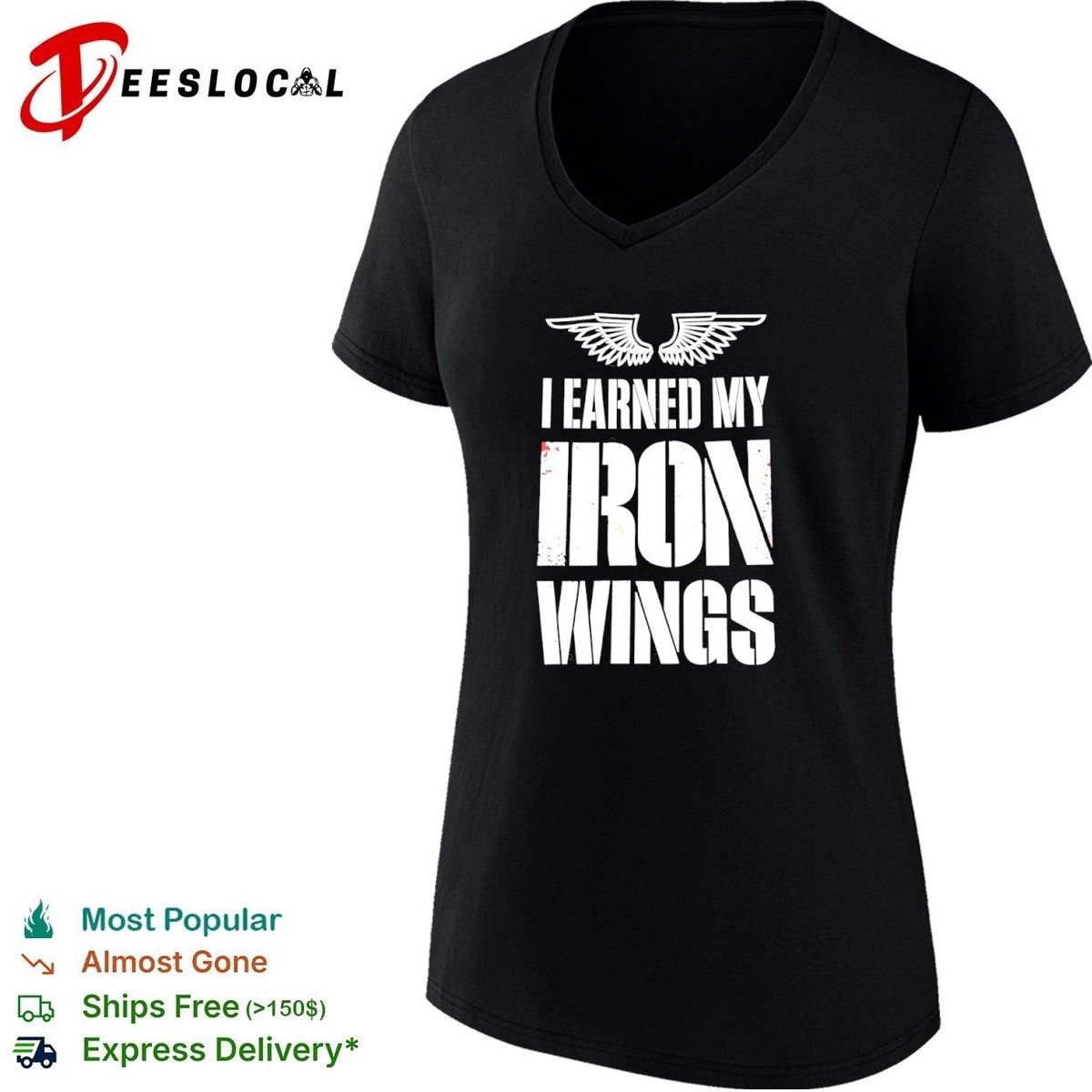 I Earned My Iron Wings aviation pilot Unisex