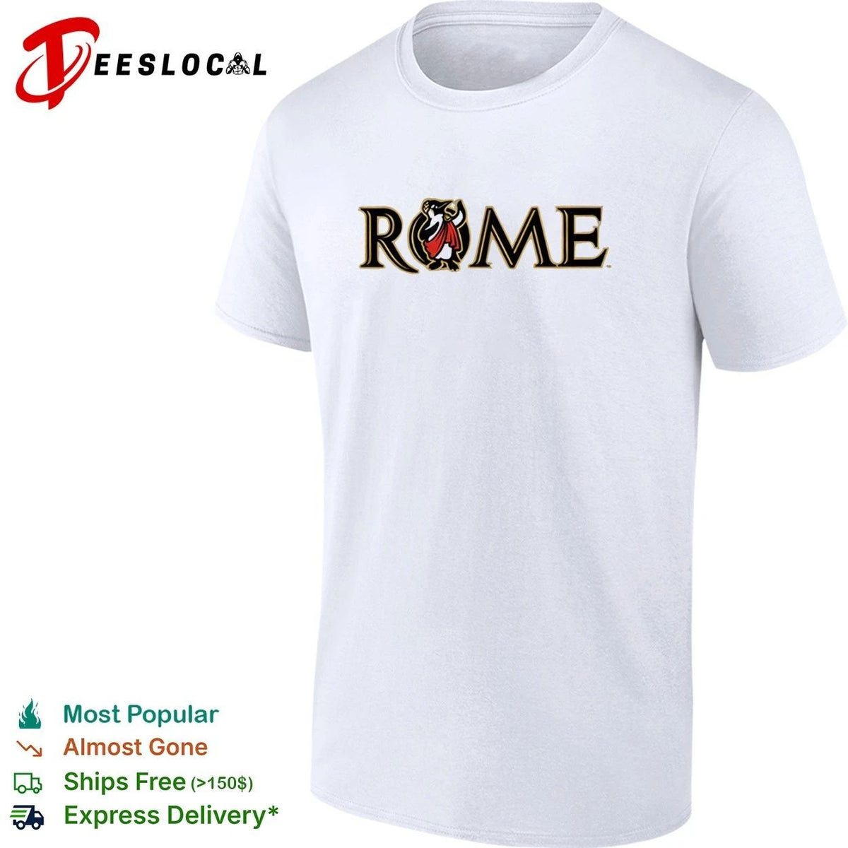 Rome Penguin funny animal mascot Unisex
