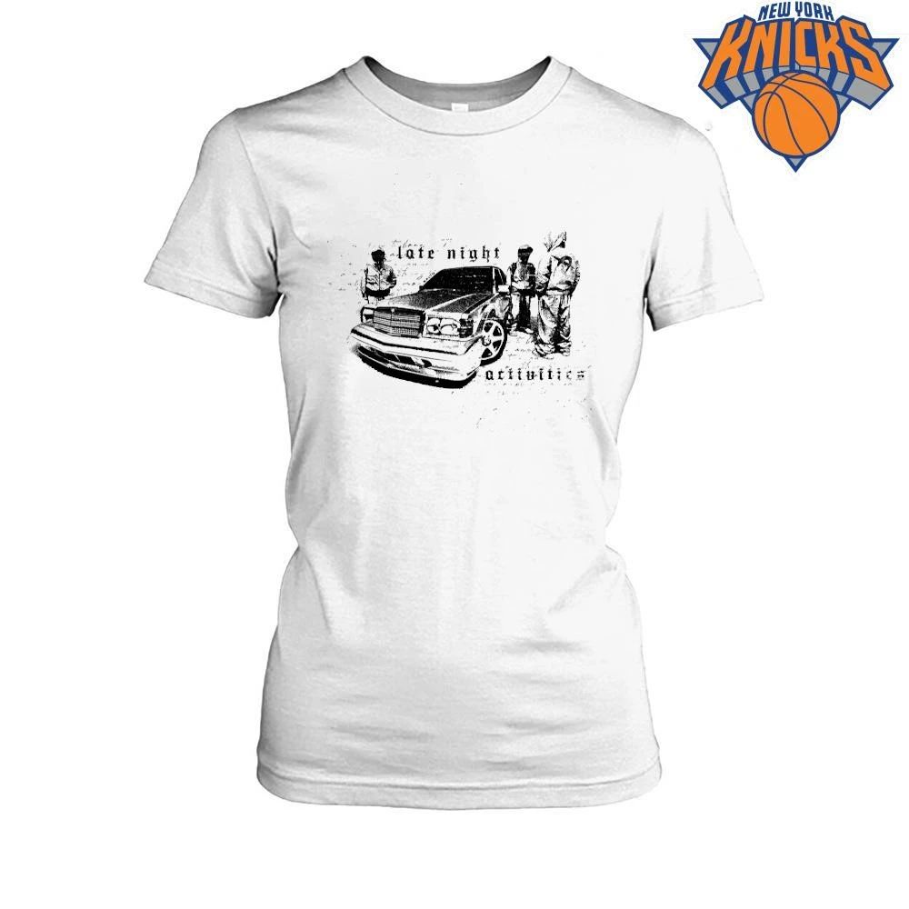 Late Night Activities Y2K Streetwear Mercedes Benz Drift Car Graphic shirt Unisex