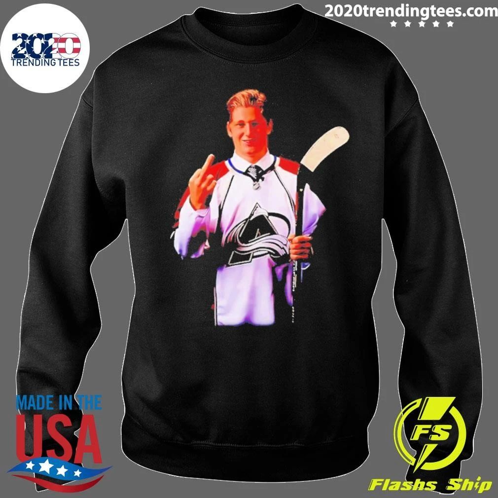 Nathan Mackinnon Colorado Avalanche Hockey Middle Finger 2026 Shirt