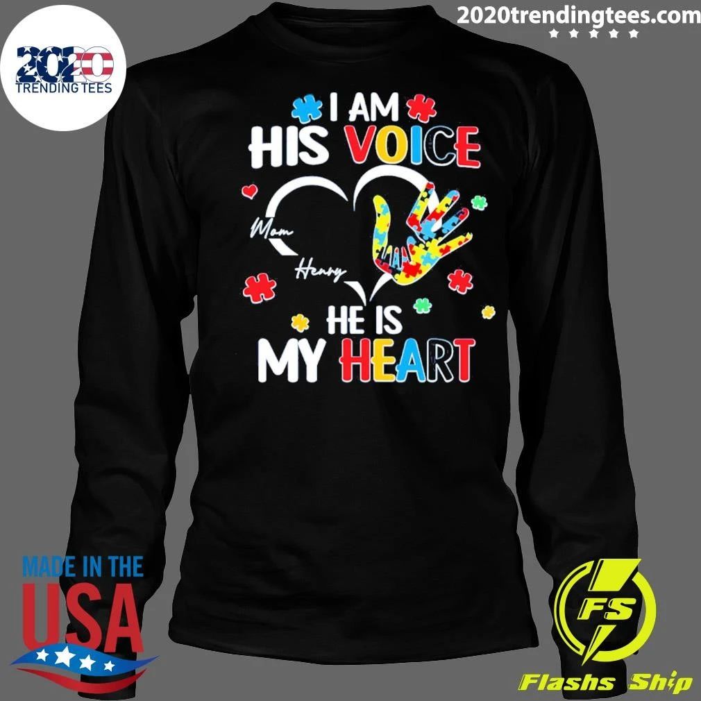 I Am His Voice He Is My Heart Shirt