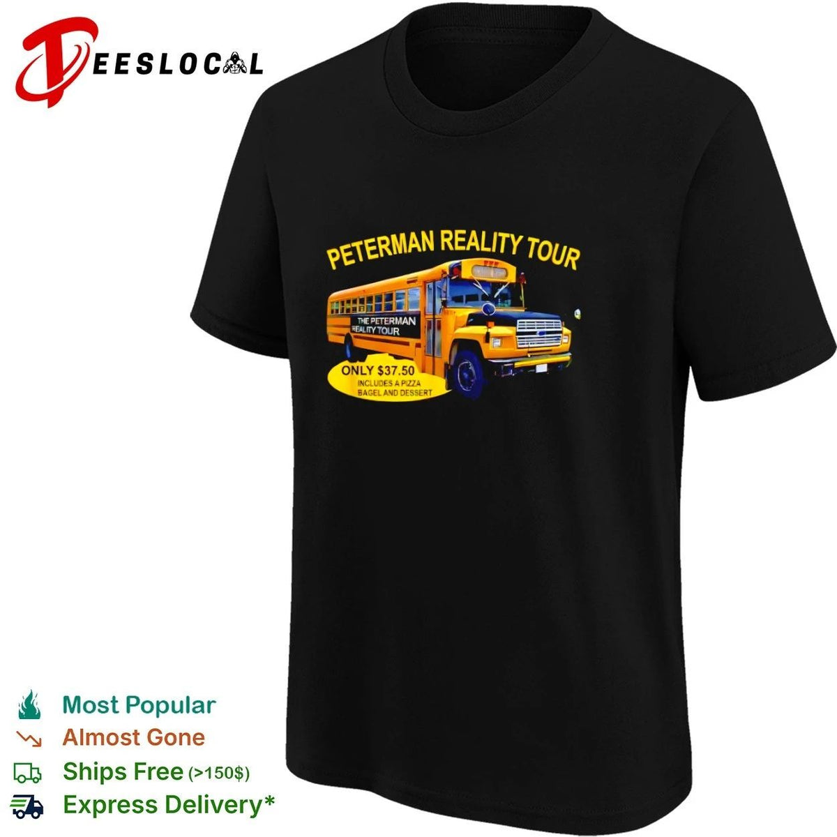 Peterman Reality Tour Only Includes a Pizza Bagel and Dessert Unisex