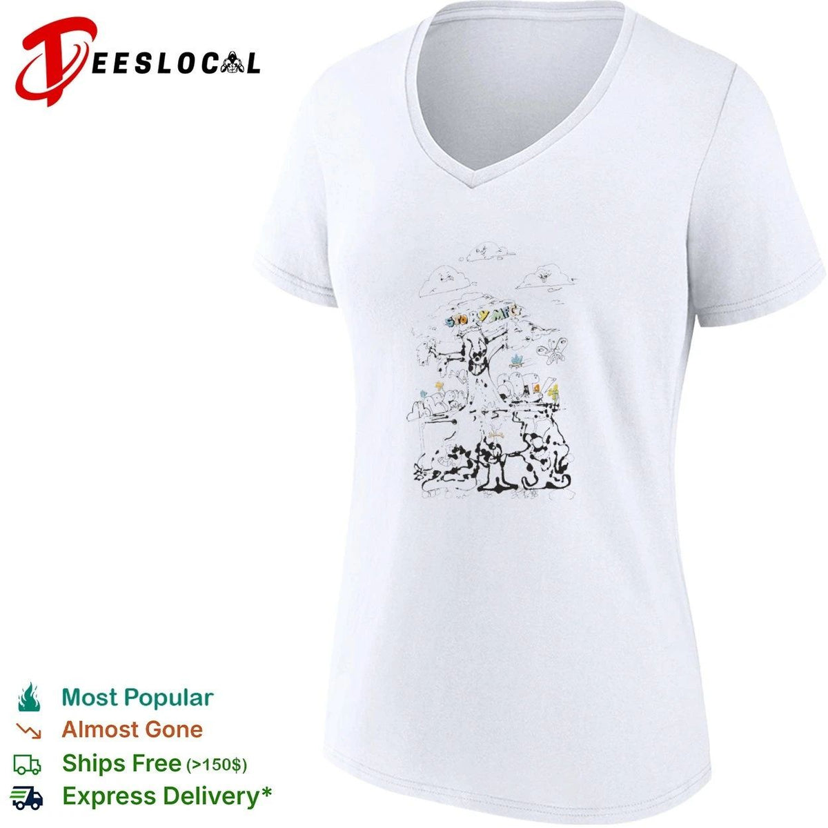 Story Mfg Happy Soil Tree Embroidered Unisex
