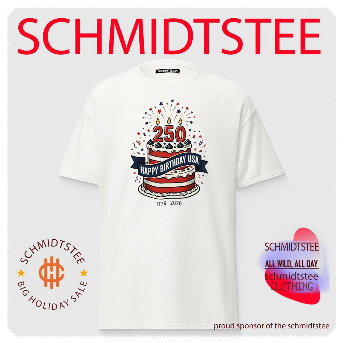 Happy Birthday USA 250th Anniversary 1776-2026 shirt Unisex
