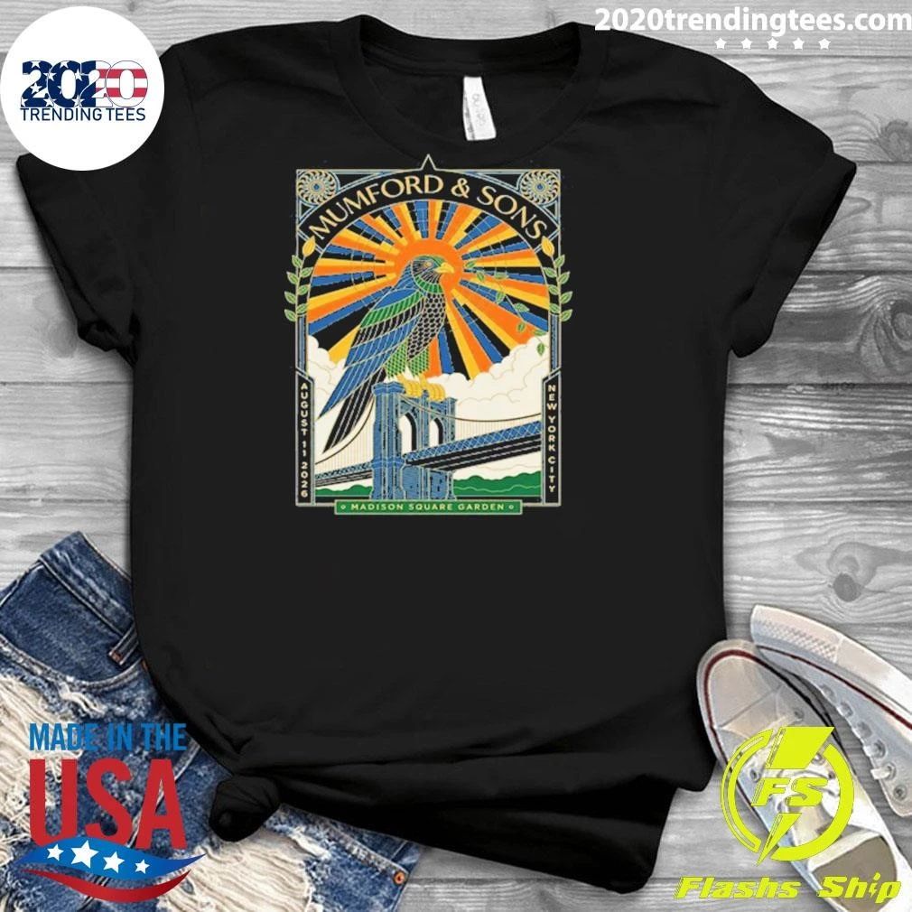 Mumford And Sons New York City Ny Event Poster Night 1 At Madison Square Garden In New York City NY On August 11 2026 Shirt
