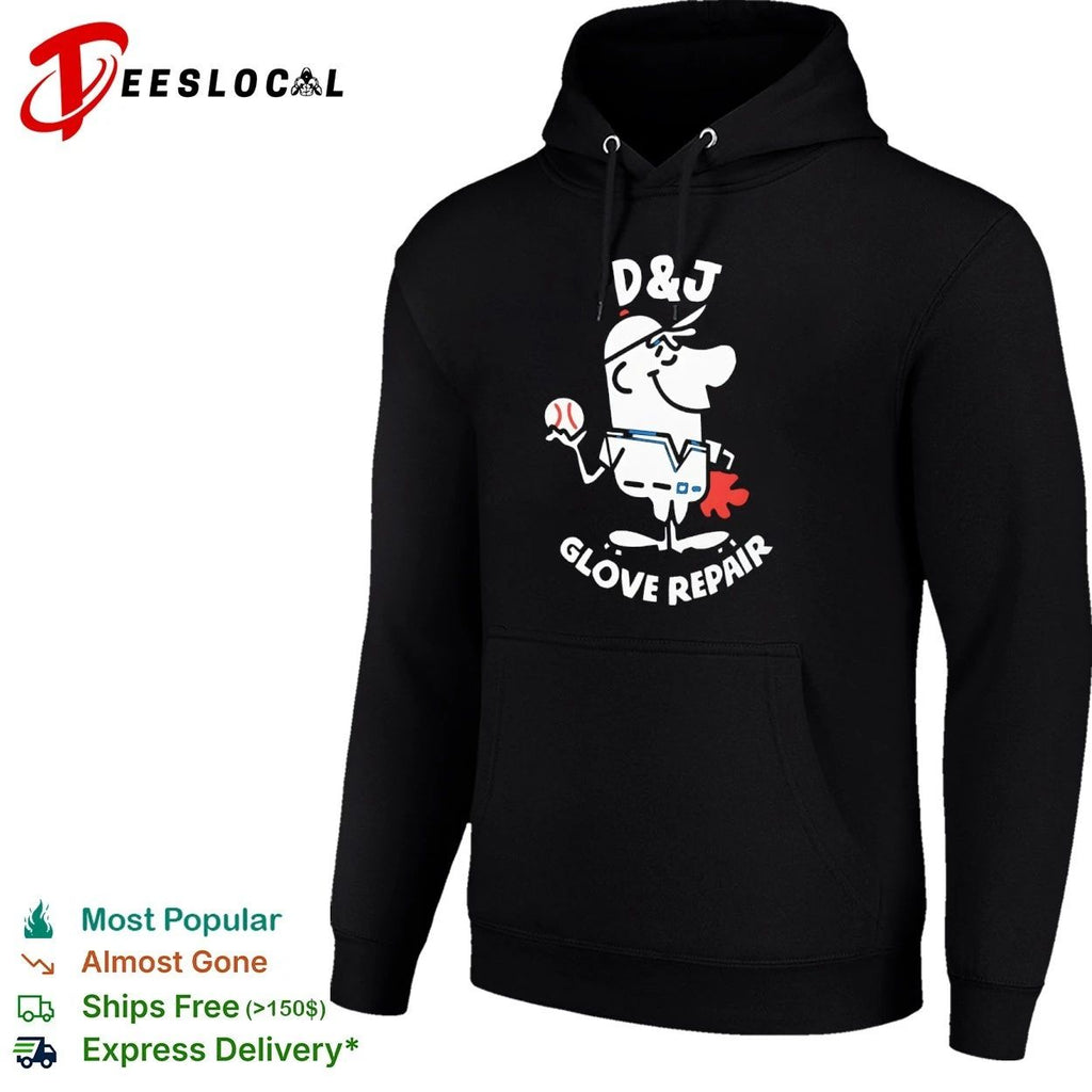 D&J Glove Repair baseball vintage sports Unisex