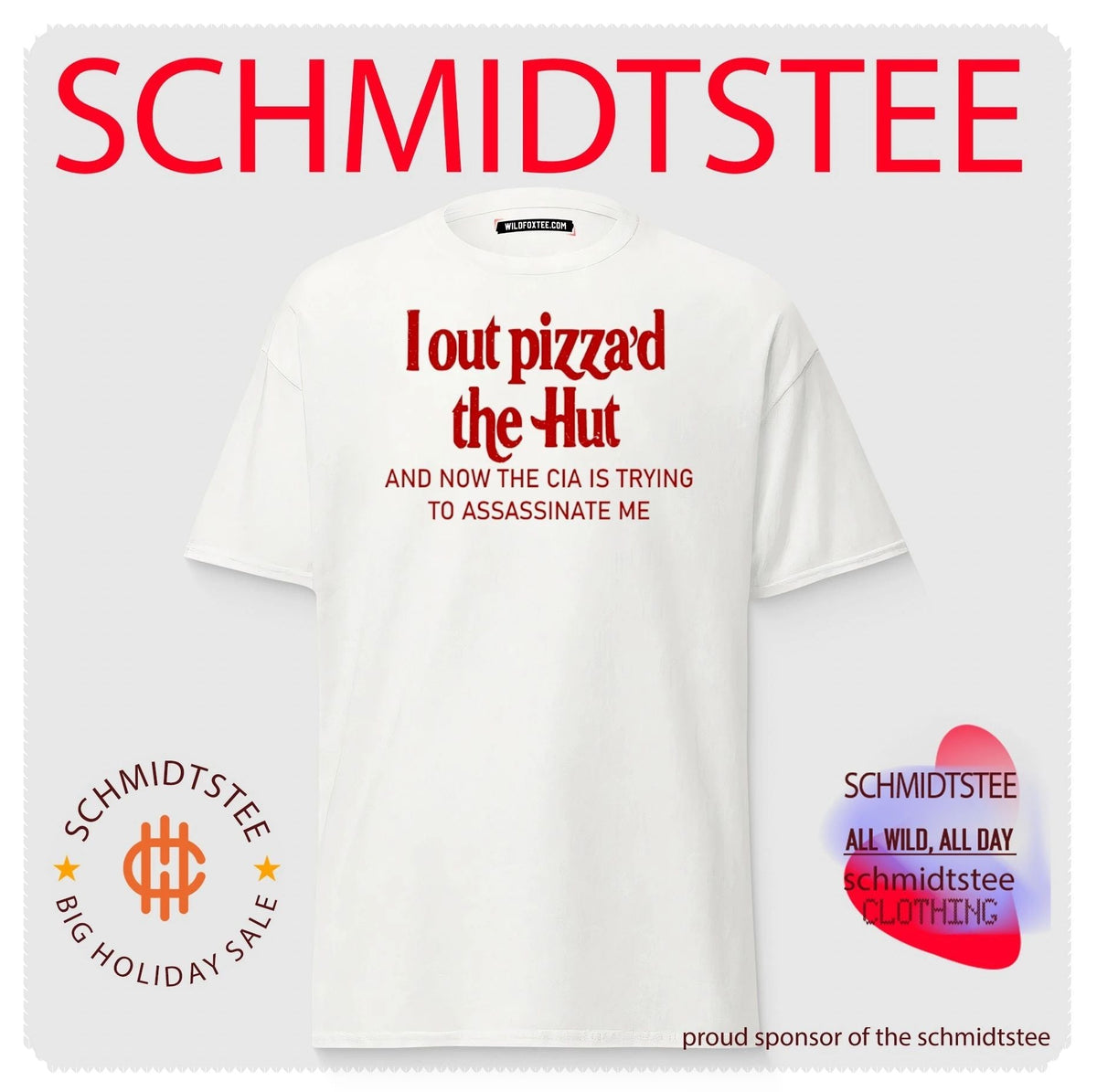 I out pizza’d the hut and now the CIA is trying to assassinate me shirt Unisex
