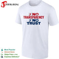 No Transparency No Trust government accountability Unisex