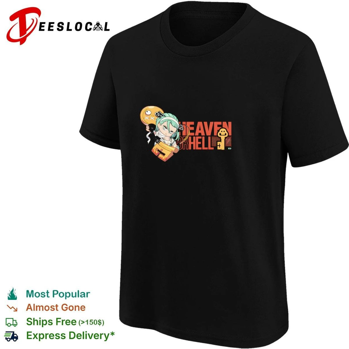 Heaven or Hell Guilty Gear Chibi Character Unisex