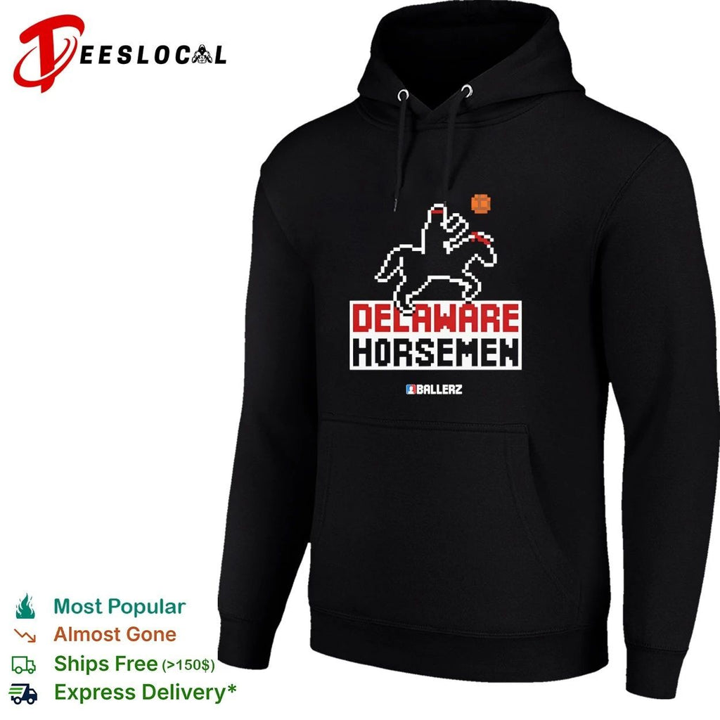 Delaware Horsemen Ballerz basketball pixel art Unisex