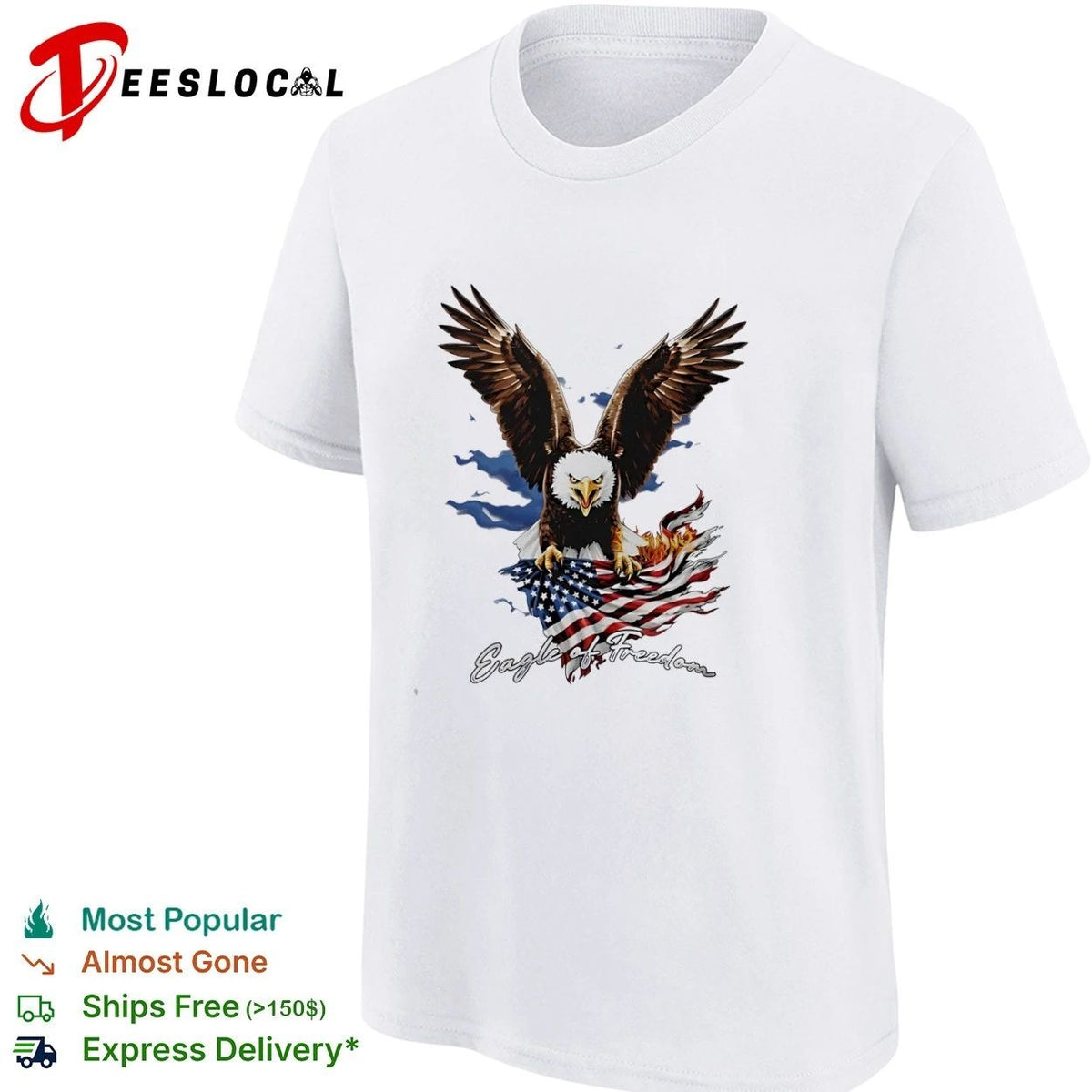 Eagle of Freedom American Flag patriotic Unisex