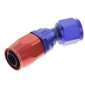 Redhorse Performance 1030-08-1 -8 Swivel Seal Hose End 30 Degree Red/Blue