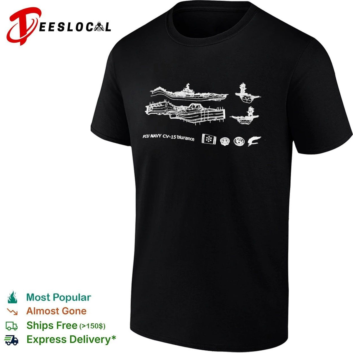 FCU Navy CV-15 Endurance aircraft carrier Unisex