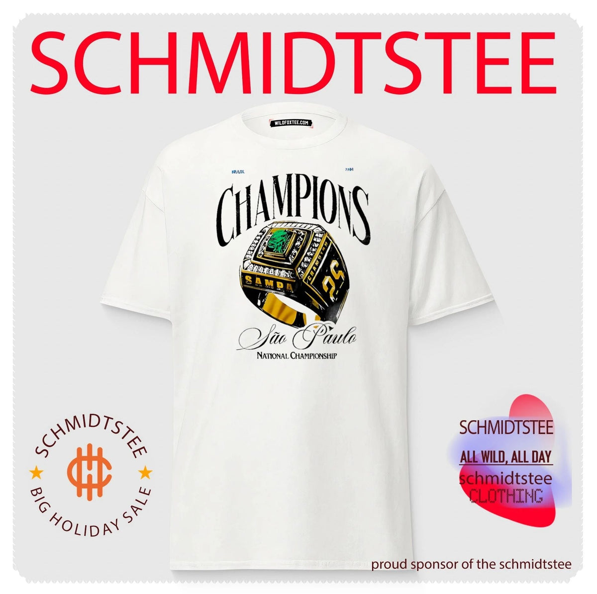 Sao Paulo 1994 National Championship ring shirt Unisex