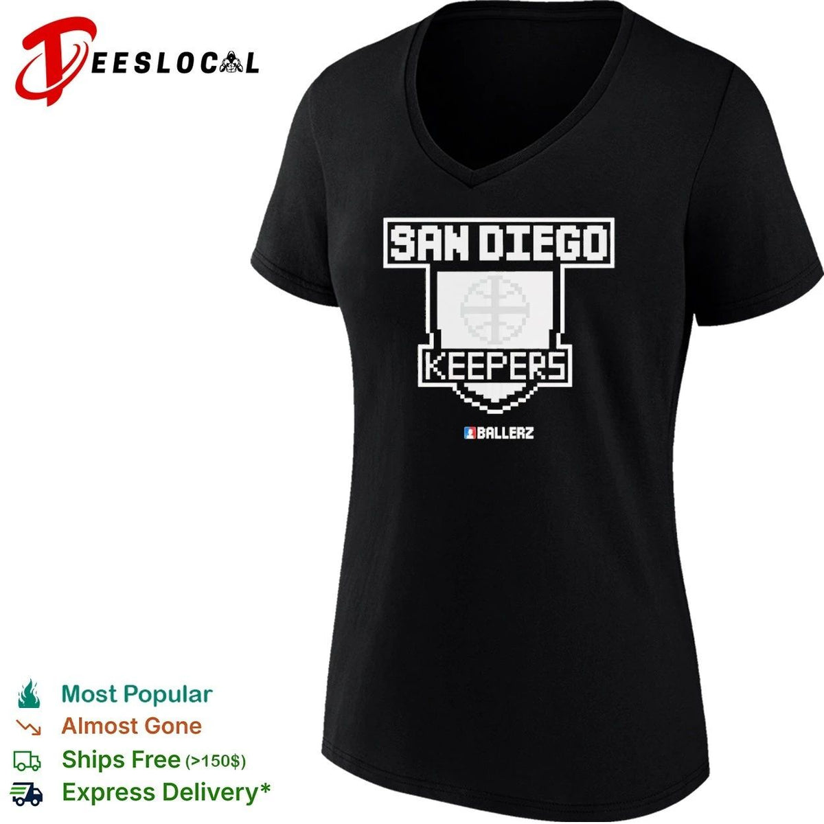 San Diego Keepers Ballerz Soccer Goalkeeper Unisex
