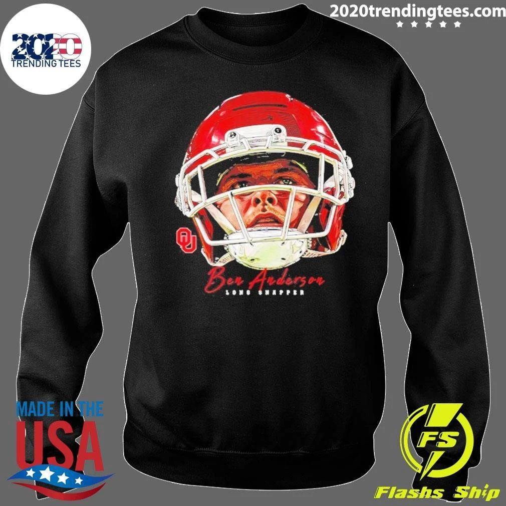 Ben Anderson Oklahoma Sooners Ncaa Football Swag Head Shirt