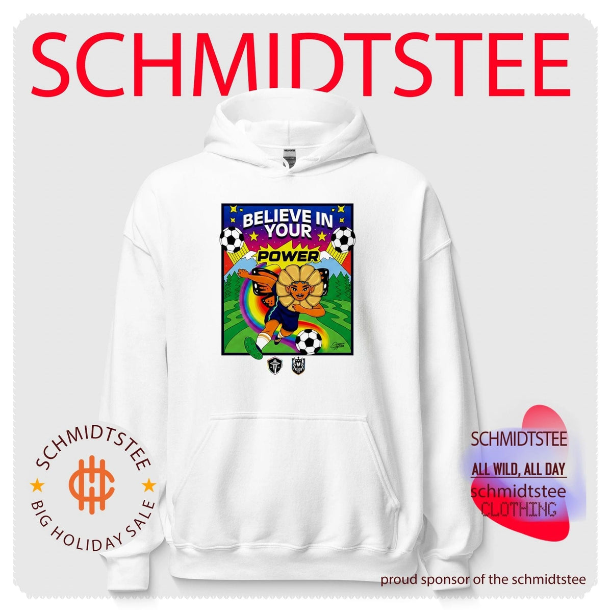 Pride Believe In Your Power Soccer shirt Unisex