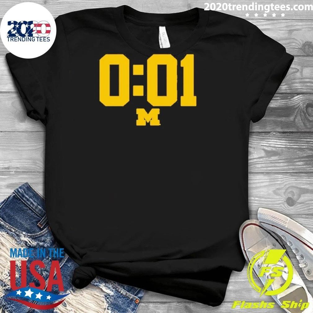 Michigan Wolverines A Lot Can Happen In 0.01 Seconds Shirt