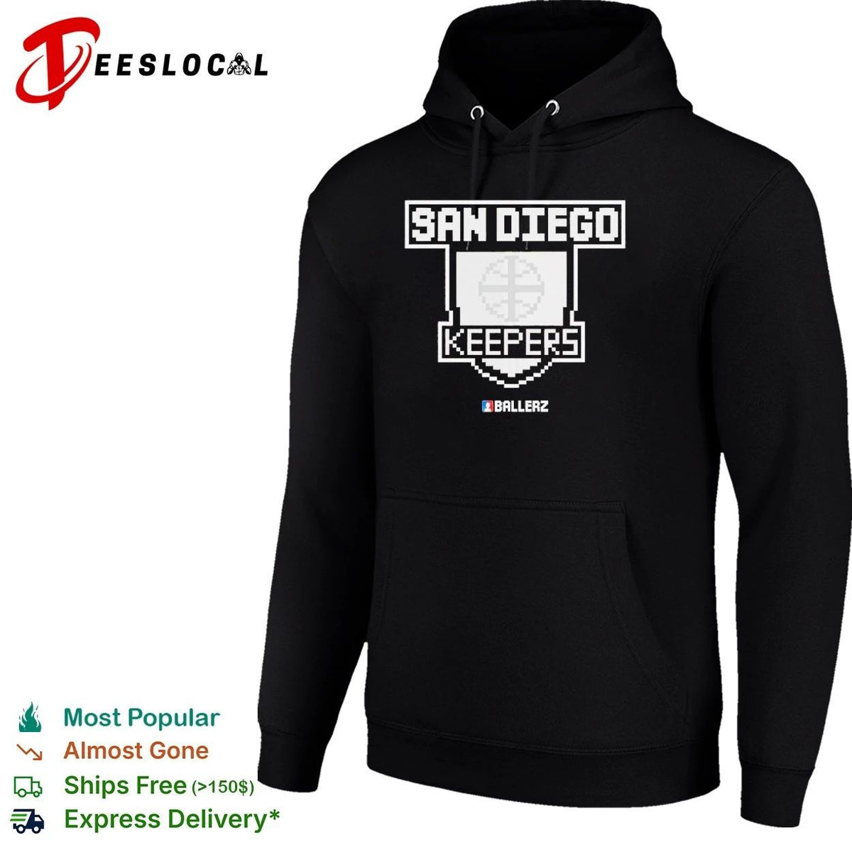 San Diego Keepers Ballerz Soccer Goalkeeper Unisex