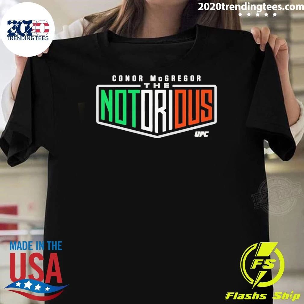 Conor Mcgregor Ufc Notorious Flag Shirt