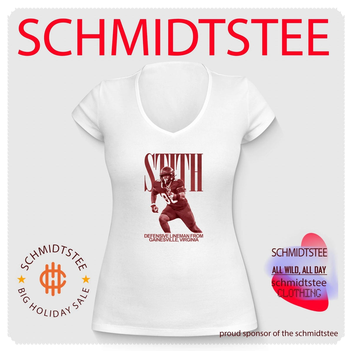 Jeramy Stith Defensive Lineman from Gainesville Virginia shirt Unisex