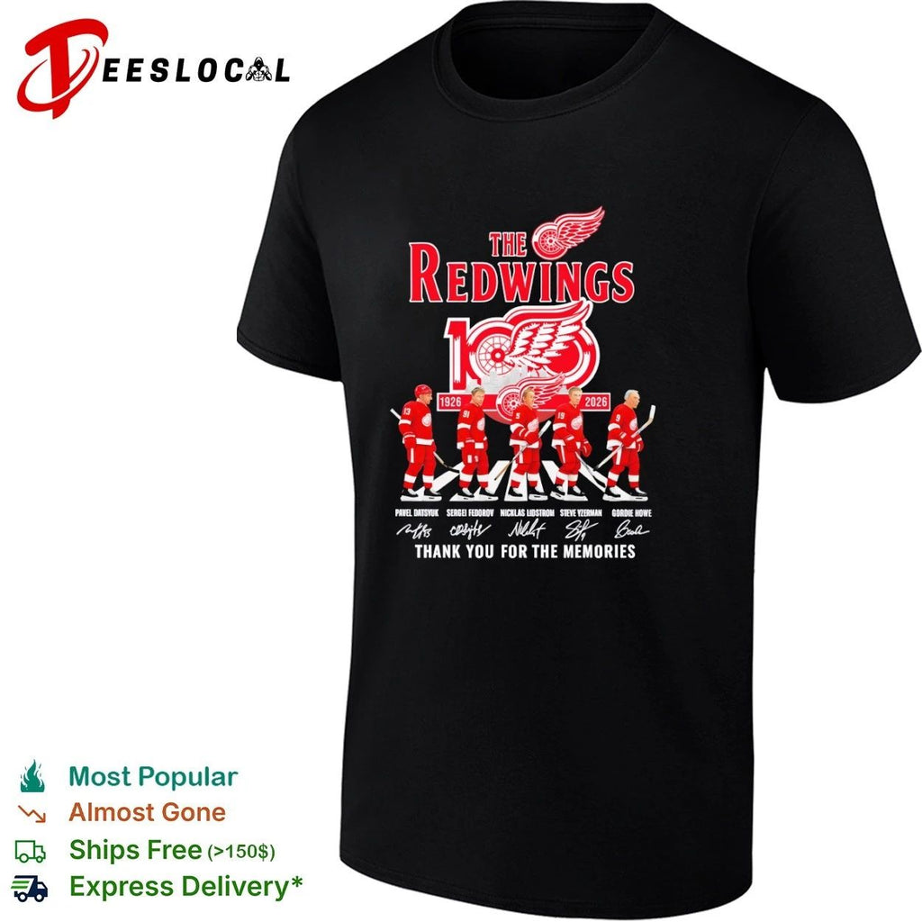 The Red Wings 1926-2026 Pavel Datsyuk Sergei Fedorov Nicklas Lidstrom Steve Yzerman Gordie Howe