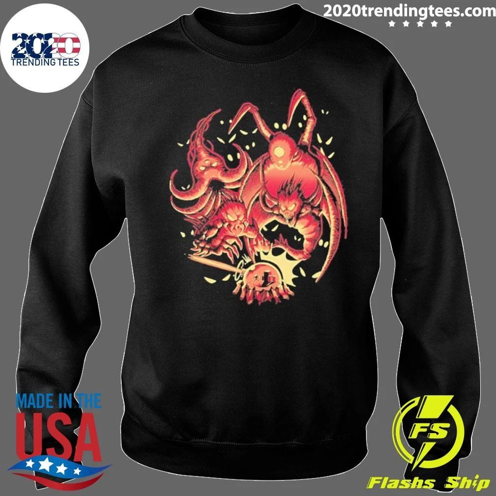 Nightly Encounter Alien Monsters Sci-fi Shirt