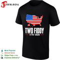 Two Fiddy 1776-2026 United States Map American Flag Unisex