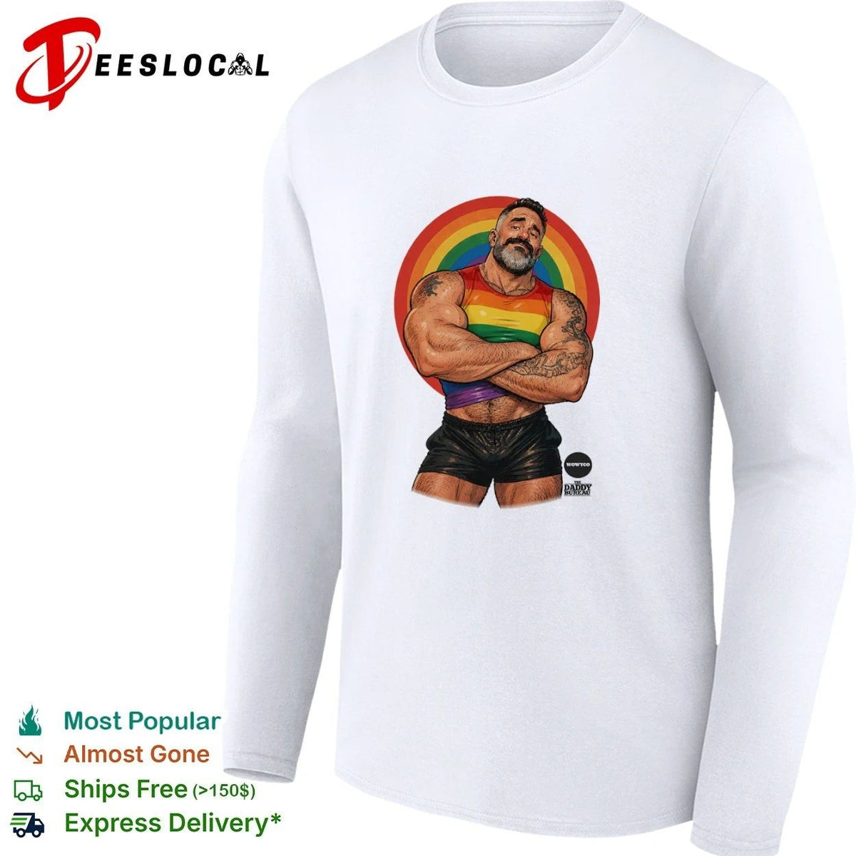 The Daddy Bureau Wowyco Rainbow Gay Pride Unisex