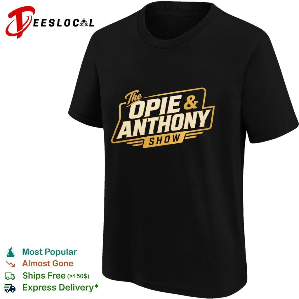 The Opie & Anthony Show Gold Edition Retro Radio Show Logo Unisex