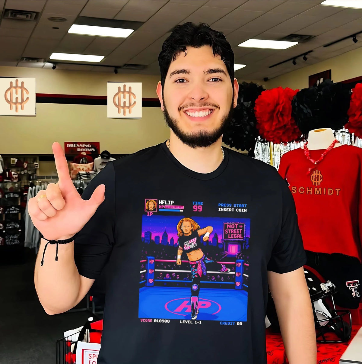 Bret Hart RetroMania Wrestling 16-bit style shirt Unisex