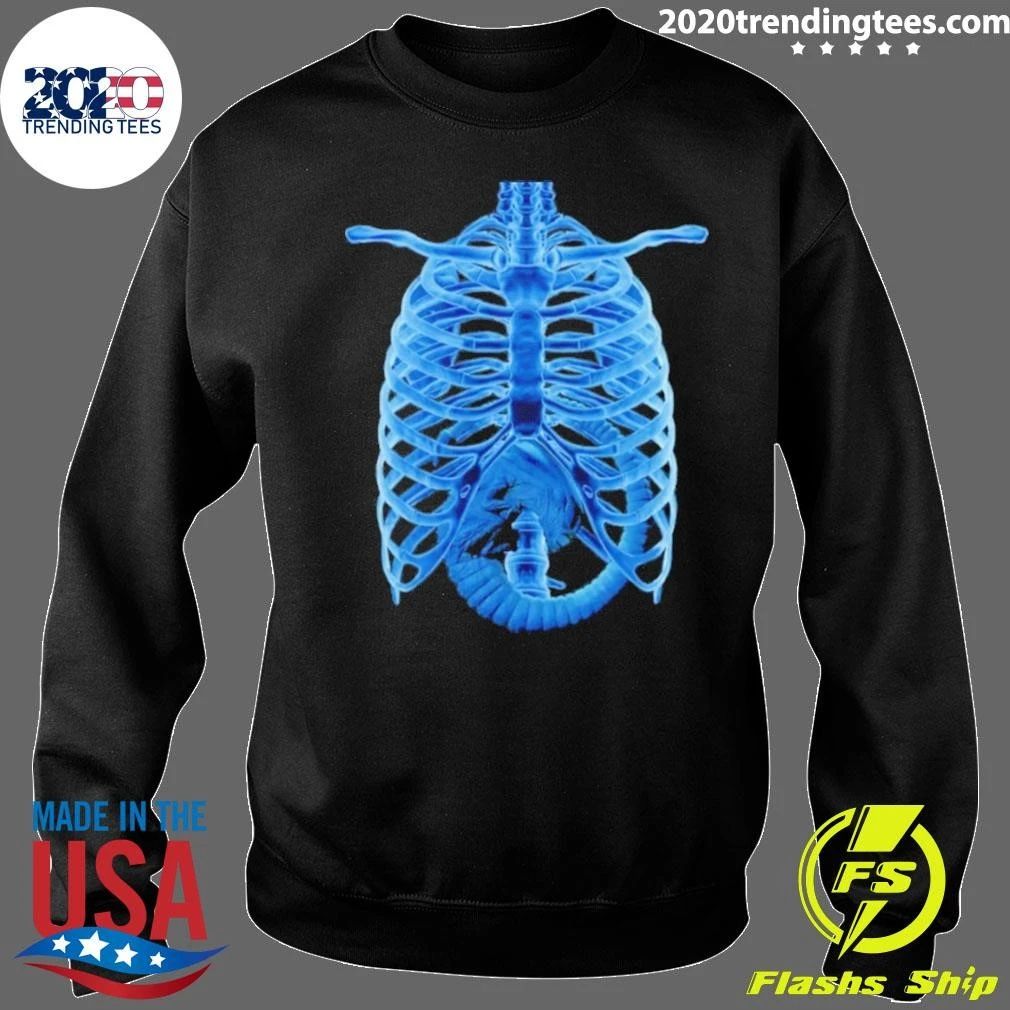 Alien Chestburster Black Shirt
