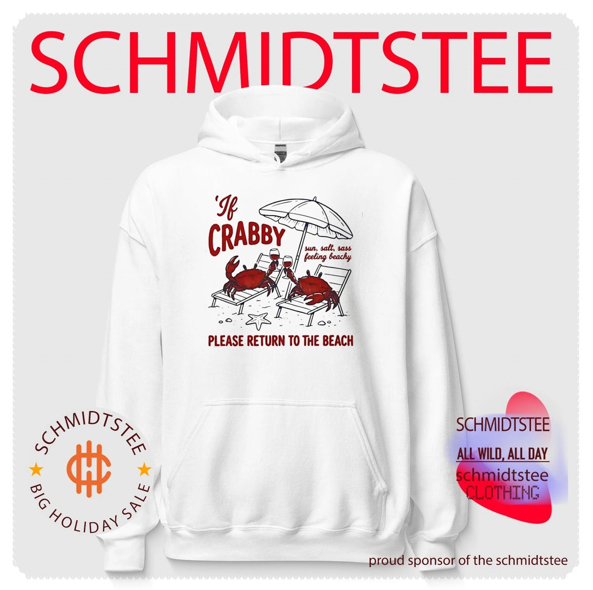 Crab If Crabby Please Return to the Beach shirt Unisex