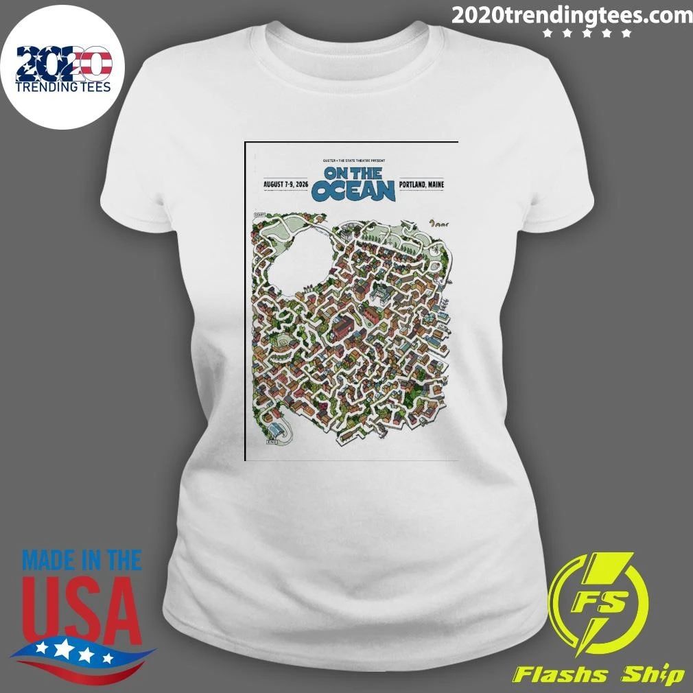 Guster State Theatre Portland Maine August 7–9 2026 Shirt