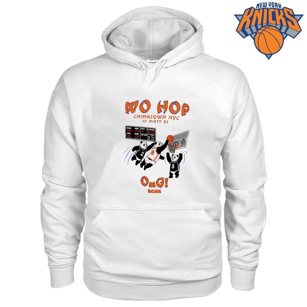 Wo Hop Chinatown NYC 17 Mott St Panda Basketball Game OMG 2026 Shirt Unisex