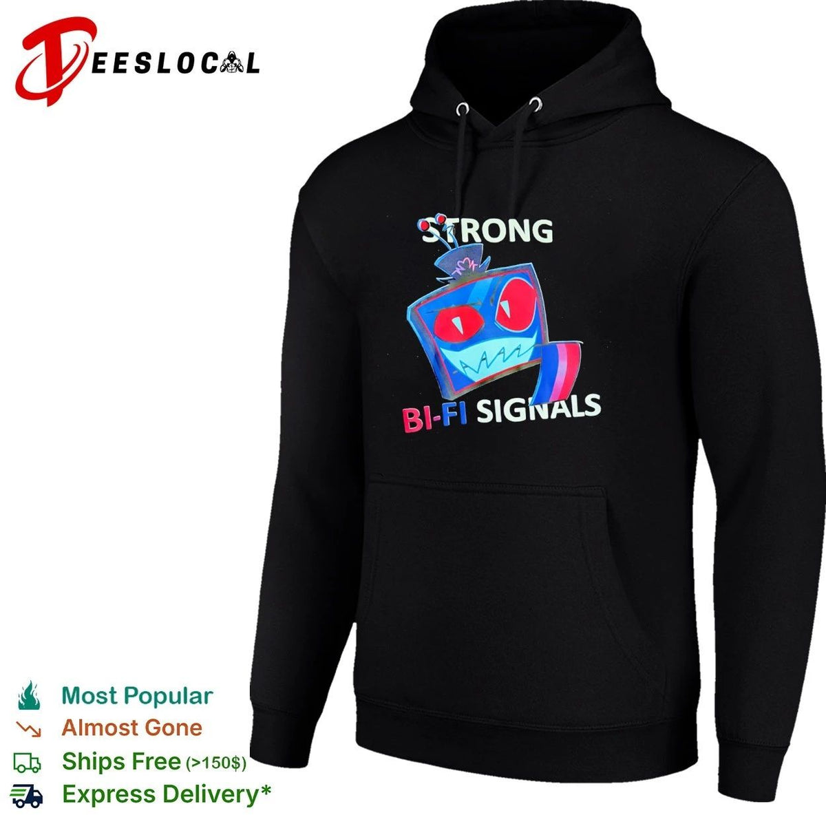 Strong Bi-Fi Signals bisexual pride lgbtq Unisex